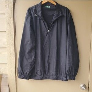 Ben Hogan Performance Black Golf Outdoor Windbreaker 1/4 zip Jacket size…